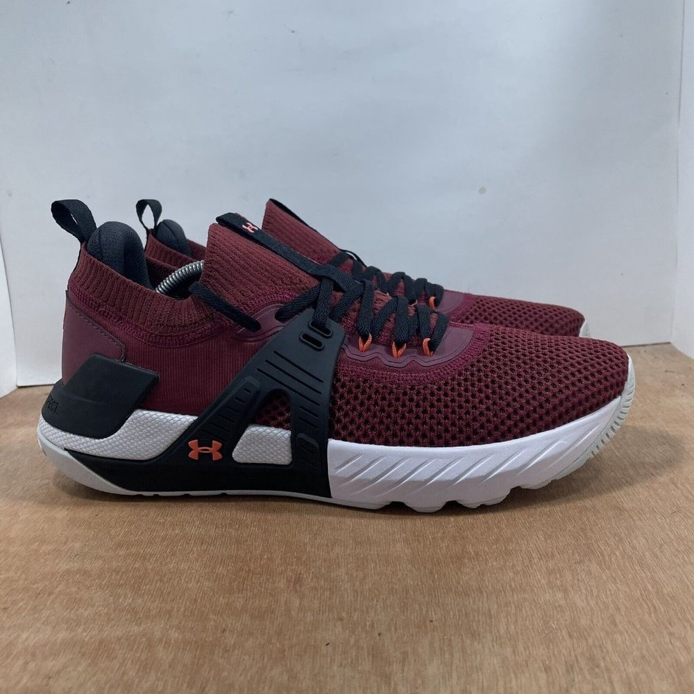 Under Armour Project Rock 4 League Red Sneakers 3023695-600 Men's Size 12
